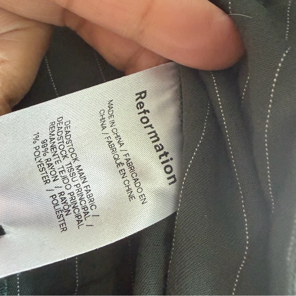 Reformation Oren Wide Leg Dress Pants - Picture 6 of 6